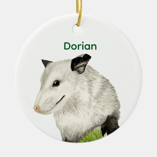 Buidelrat Keramisch Ornament (Voorkant)