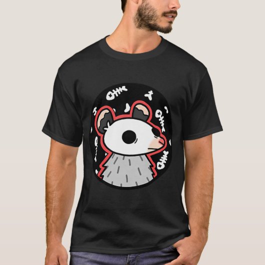 Buidelrat Stem Visgraten T-shirt (Voorkant)