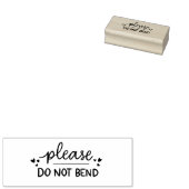 Buig alsjeblieft niet - zelfinkkend rubberen stemp rubberstempel (Gestempeld)