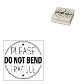 Buig alstublieft geen kwetsbare verpakkingen rubberstempel (Gestempeld)
