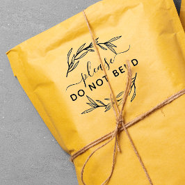 Buig geen Laurel Leaves Rubberstempel