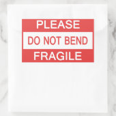 Buig geen Sticker (Tas)