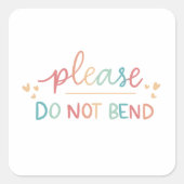 Buig geen Stickers (Voorkant)