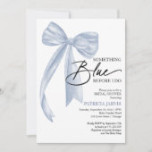 Buig iets blauw voordat ik het Vrijgezellenfeest d Kaart (Voorkant)