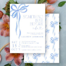 Buig iets blauw voordat ik Vrijgezellenfeest doe