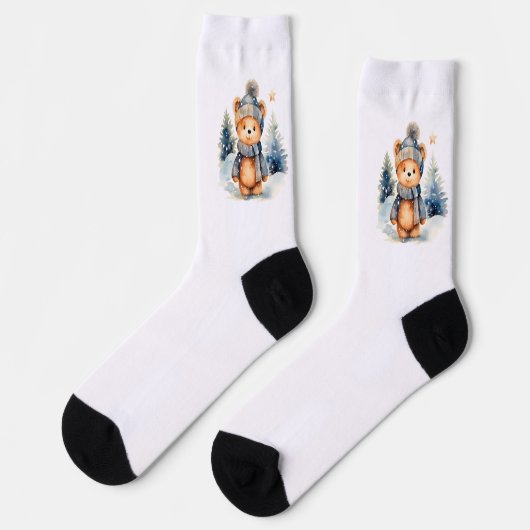 Buig in het bos, aangepast sokken (Links)