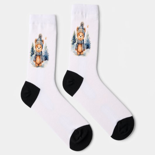 Buig in het bos, aangepast sokken (Rechts)