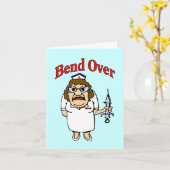 Buig je om, word gezond kaart (Gele Bloem)