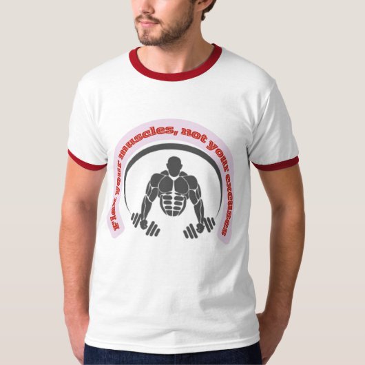 Buig je spieren t-shirt (Voorkant)