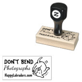 Buig Labrador Rubber Stamp niet Rubberstempel (Gestempeld)