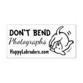 Buig Labrador Rubber Stamp niet Rubberstempel (Afrduk)