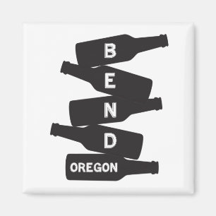 Buig Oregon Bierfles Stack Logo Magneet