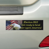 Buig over Amerikaanse bumpersticker (Op auto)