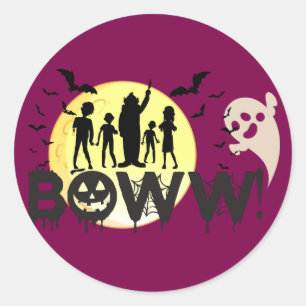 Buig! – Spooky Surprise Halloween Ronde Sticker