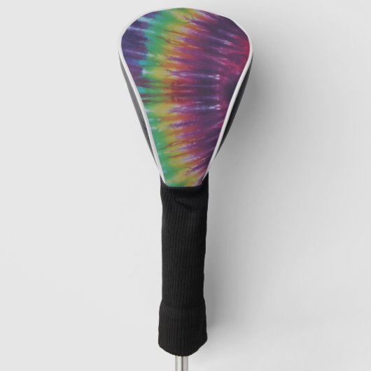 Buig Tie Dye Golf Head Hoesje Golfheadcover (Voorkant)