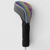 Buig Tie Dye Golf Head Hoesje Golfheadcover (Schuin)