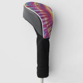 Buig Tie Dye Golf Head Hoesje Golfheadcover (Schuin)