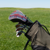 Buig Tie Dye Golf Head Hoesje Golfheadcover (Insitu)