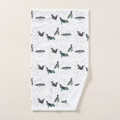 Buigbaar de Reeks van de Dekshanddoek van Penguins Bad Handdoek (Handdoek)