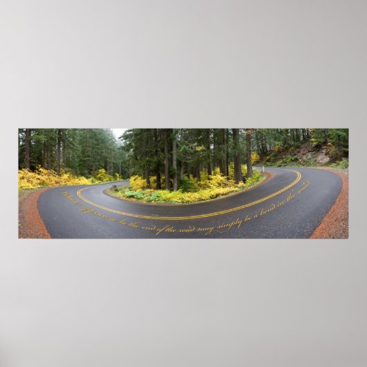 Buigbuis in het Inspirerend Poster Road (Voorkant)