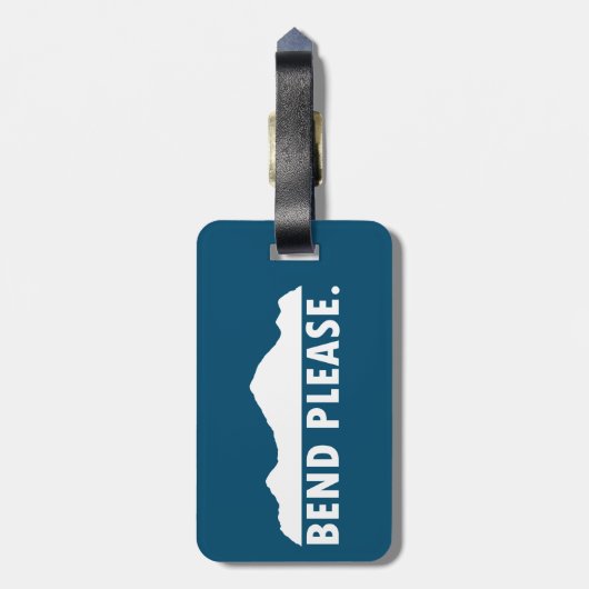 Buigen Bagagelabel (Achterkant verticaal)