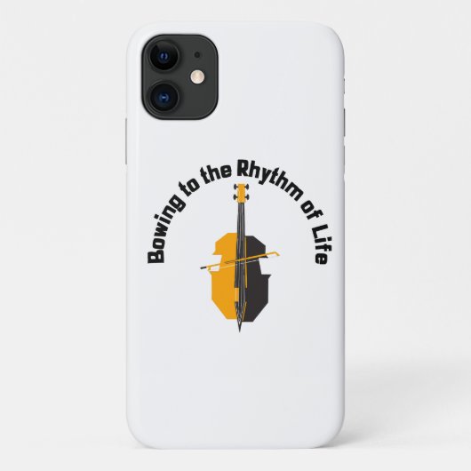 Buigen naar het Ritme van het Leven Cello Case-Mate iPhone Case (Achterkant)
