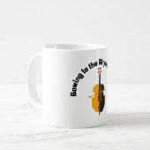 Buigen naar het Ritme van het Leven Cello Koffiemok (Voorkant links)