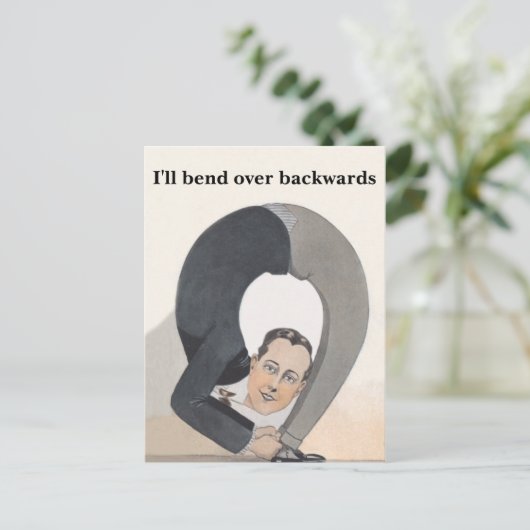 Buigen over Briefkaart van back-endagent voor onro (Staand voorkant)