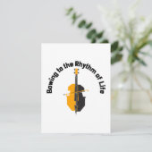 Buigen voor het Ritme van het Leven Cello Informatiekaartje (Staand voorkant)