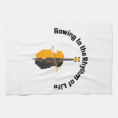 Buigen voor het Ritme van het Leven Cello Theedoek (Horizontaal)