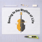 Buigen voor het Ritme van het Leven Cello Tissuepapier (Craft)