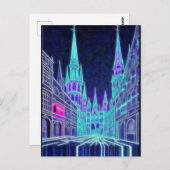 Buigende Akropolis Briefkaart (Voorkant / Achterkant)