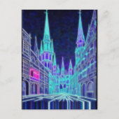 Buigende Akropolis Briefkaart (Voorkant)