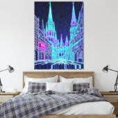 Buigende Akropolis Canvas Afdruk (Insitu (Slaapkamer))