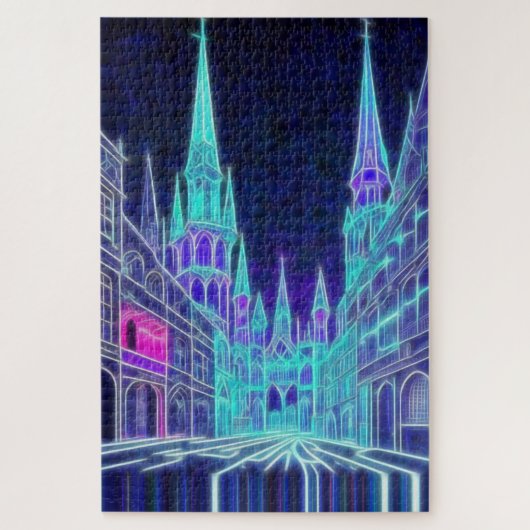 Buigende Akropolis Legpuzzel (Verticaal)