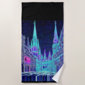 Buigende Akropolis Strandlaken (Voorkant)