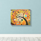 Buigende takken DOOR LORI EVERETT verpakt canvas Afdruk (Insitu (Houten vloer))