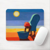 Buigende vrouw 2005 muismat (Met muis)