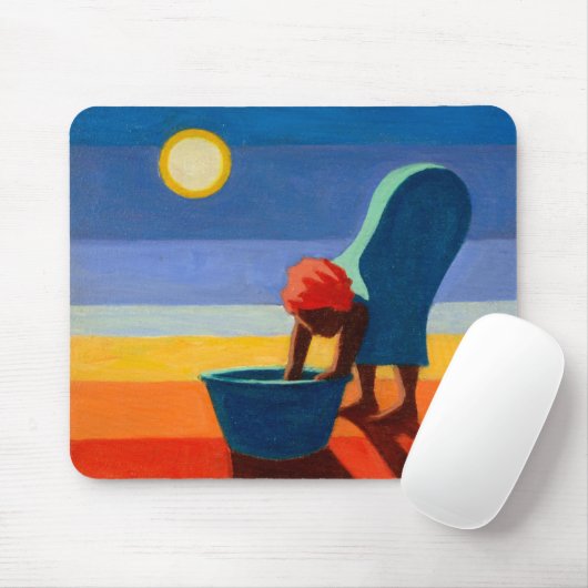 Buigende vrouw 2005 muismat (Met muis)