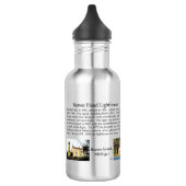 Buigkopflesje van vuurtoren waterfles  (Links)