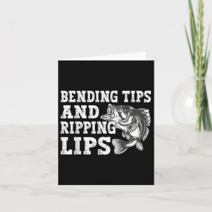 Buigtips en scheuren lippen Schattige Vissen Dad, Kaart