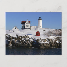Buigvuurtoren in de winter briefkaart