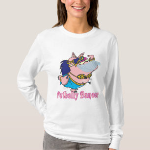 buik dancer grappig varkensvarken t-shirt