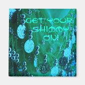 Buik dans heup sjaal met munten magneet (Voorkant)