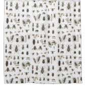 buik en insect Entomoloog Douchegordijn (Voorkant)