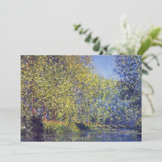 Buik in de Epte bij Giverny door Claude Monet (Staand voorkant)
