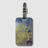 Buik in de Epte bij Giverny door Claude Monet Bagagelabel (Voorkant (verticaal))