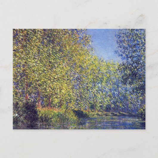 Buik in de Epte bij Giverny door Claude Monet Briefkaart (Voorkant)