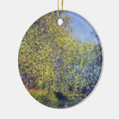 Buik in de Epte bij Giverny door Claude Monet Keramisch Ornament (Links)