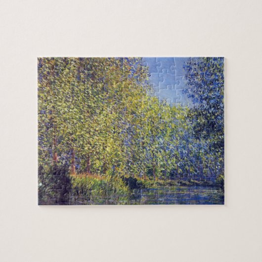 Buik in de Epte bij Giverny door Claude Monet Legpuzzel (Horizontaal)